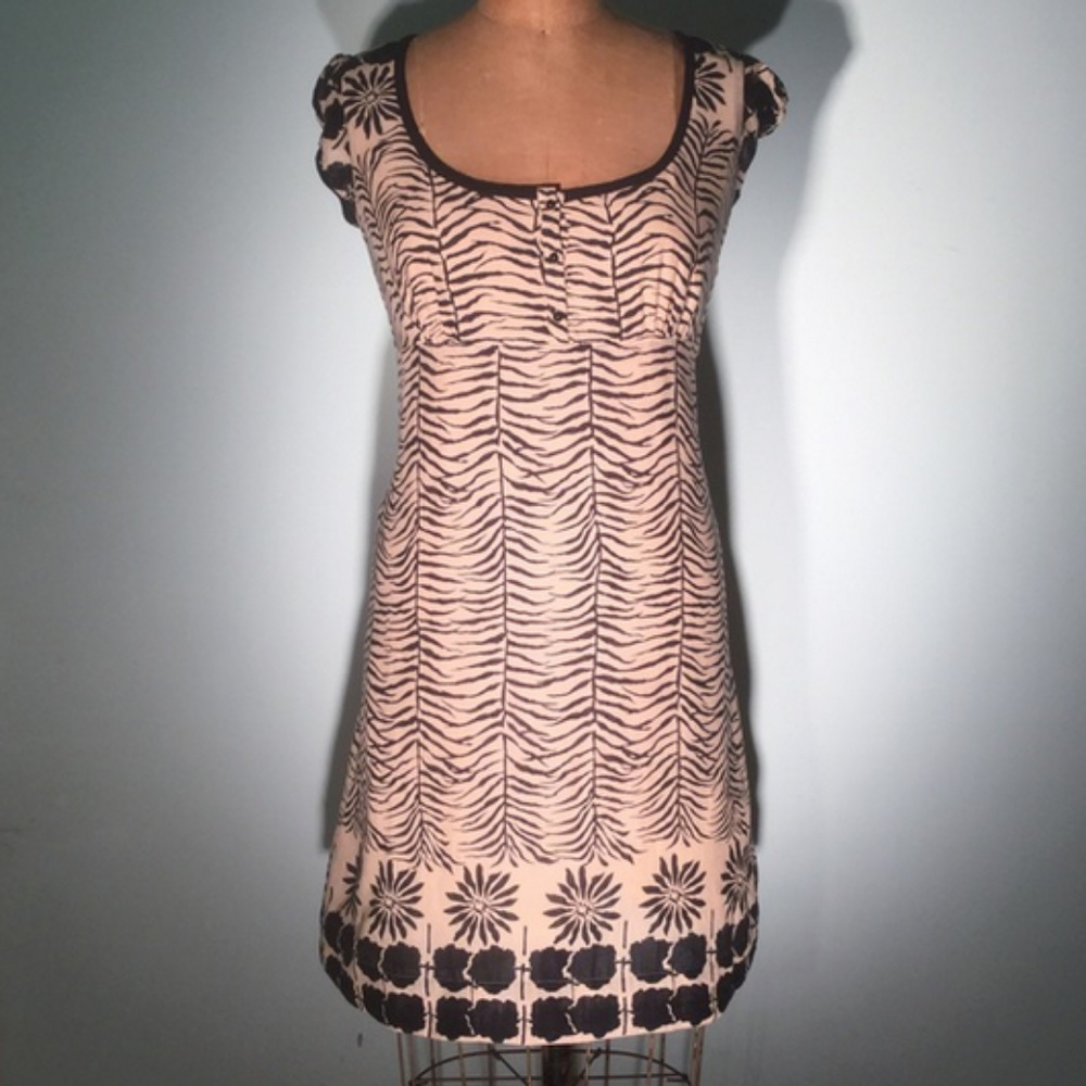 Super Cute Anthropologie Zebra Dress